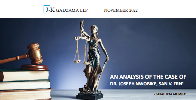 An Analysis of The Case of Dr. Joseph Nwobike, SAN V. FRN