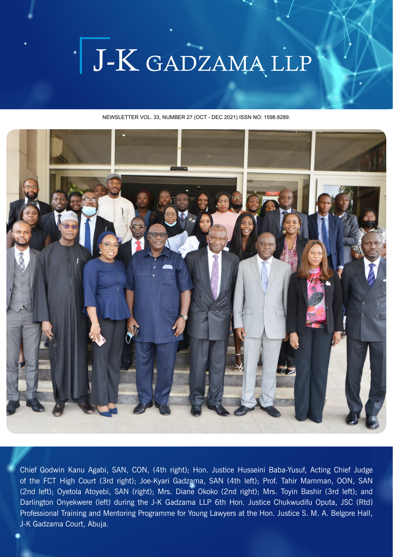 Cover of VOL. 33, OCT - DEC 2021